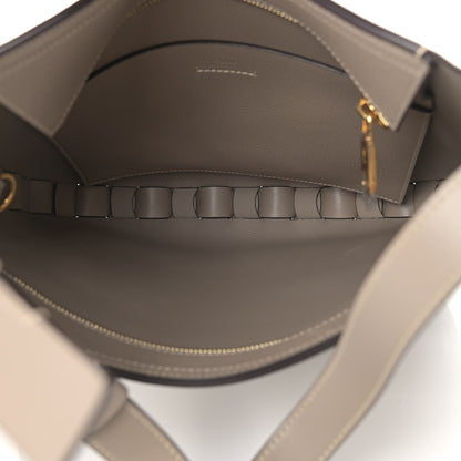 Chloe Small Grain Smooth Calfskin Medium Darryl Hobo Motty Grey 4 of 10