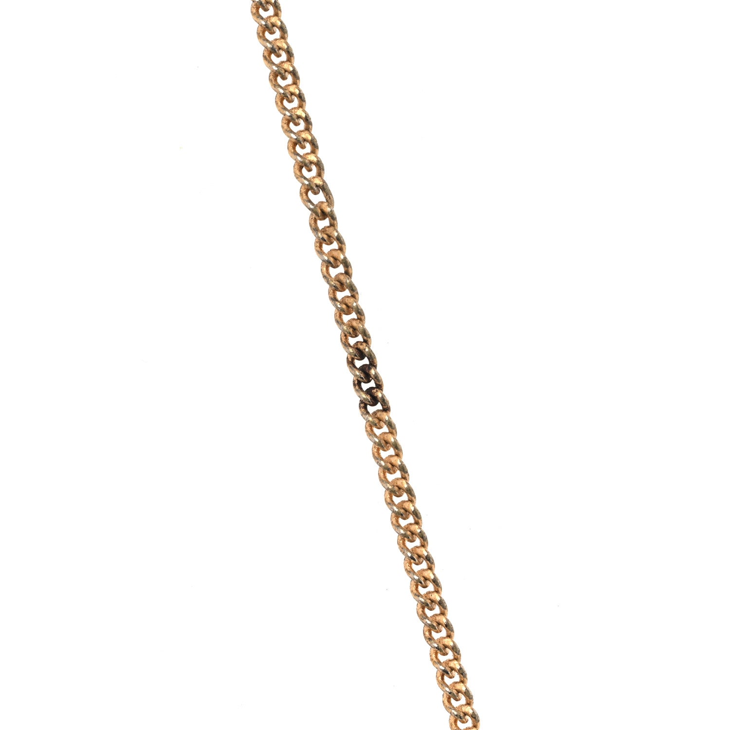 Chanel CC Necklace Matte Gold 5 of 7