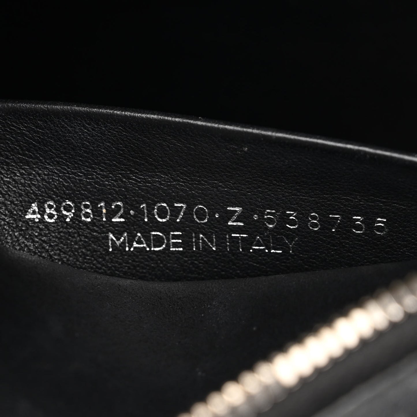 Calfskin Logo Strap S Everyday Camera Bag Black