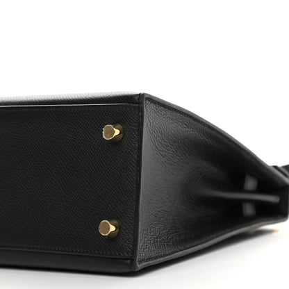Hermes Epsom Kelly Sellier 25 Black 9 of 10