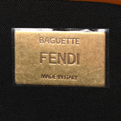 Fendi Nappa FF 1974 Embossed Baguette Brandy 6 of 10