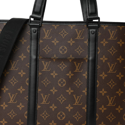 Louis Vuitton Monogram Macassar Weekend Tote PM 7 of 10