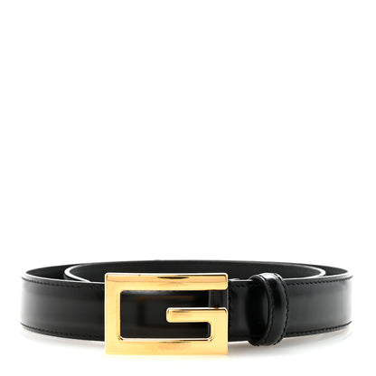 Gucci Calfskin Icaro G Cube 25mm Belt 75 30 Black 1 of 12