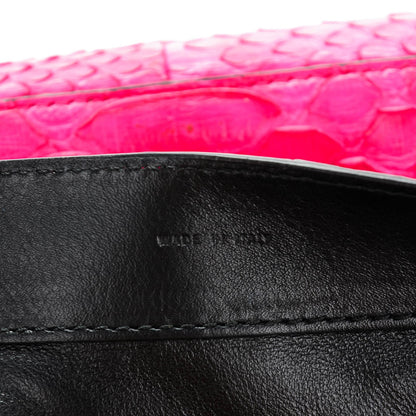Proenza Schouler Python PS Courier Bag Hot Pink 7 of 8