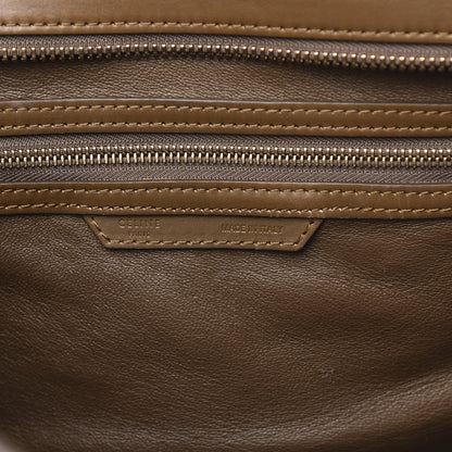 Celine Natural Canvas Smooth Calfskin Mini Luggage Brown 6 of 20