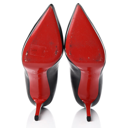 Christian Louboutin Shiny Nappa Pigalle Plato 100 Pumps 41.5 Black 7 of 17