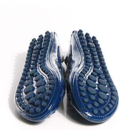 Louis Vuitton Patent Calfskin Oxford Ballerina Flats 36 Blue 4 of 6