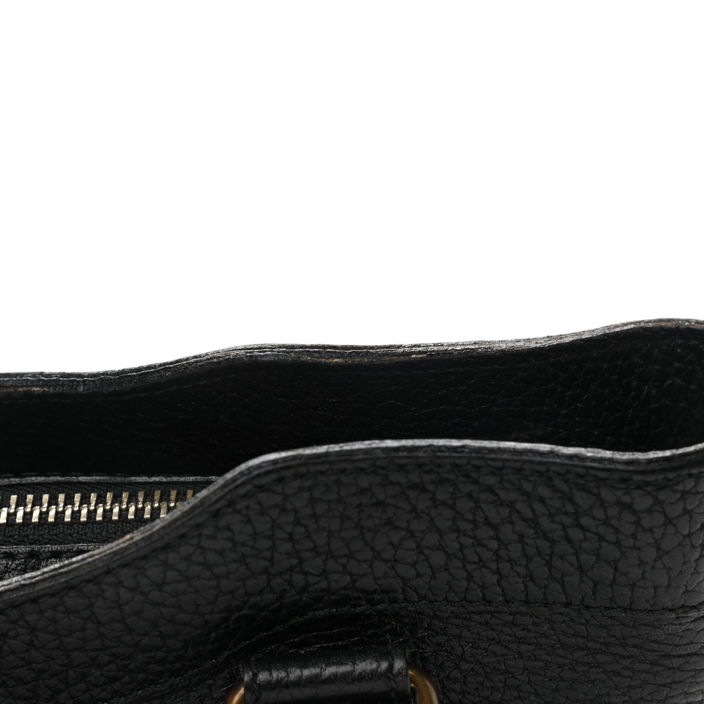 Pebbled Caribou Classic Hardware First Black