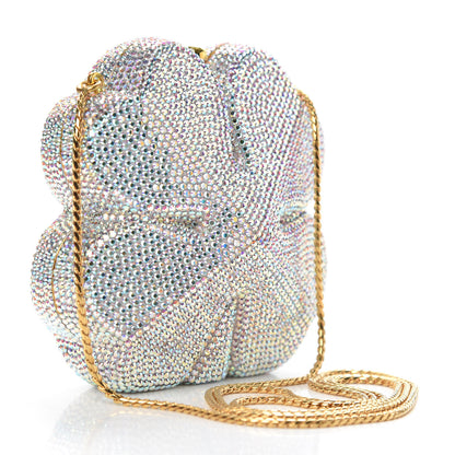 Judith Leiber Crystal Four Leaf Clover Minaudiere Chain Clutch Multicolor 3 of 8