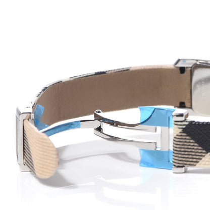Burberry Stainless Steel Calfskin 20mm Heritage Nova Check Quartz Watch BU9503 7 of 7