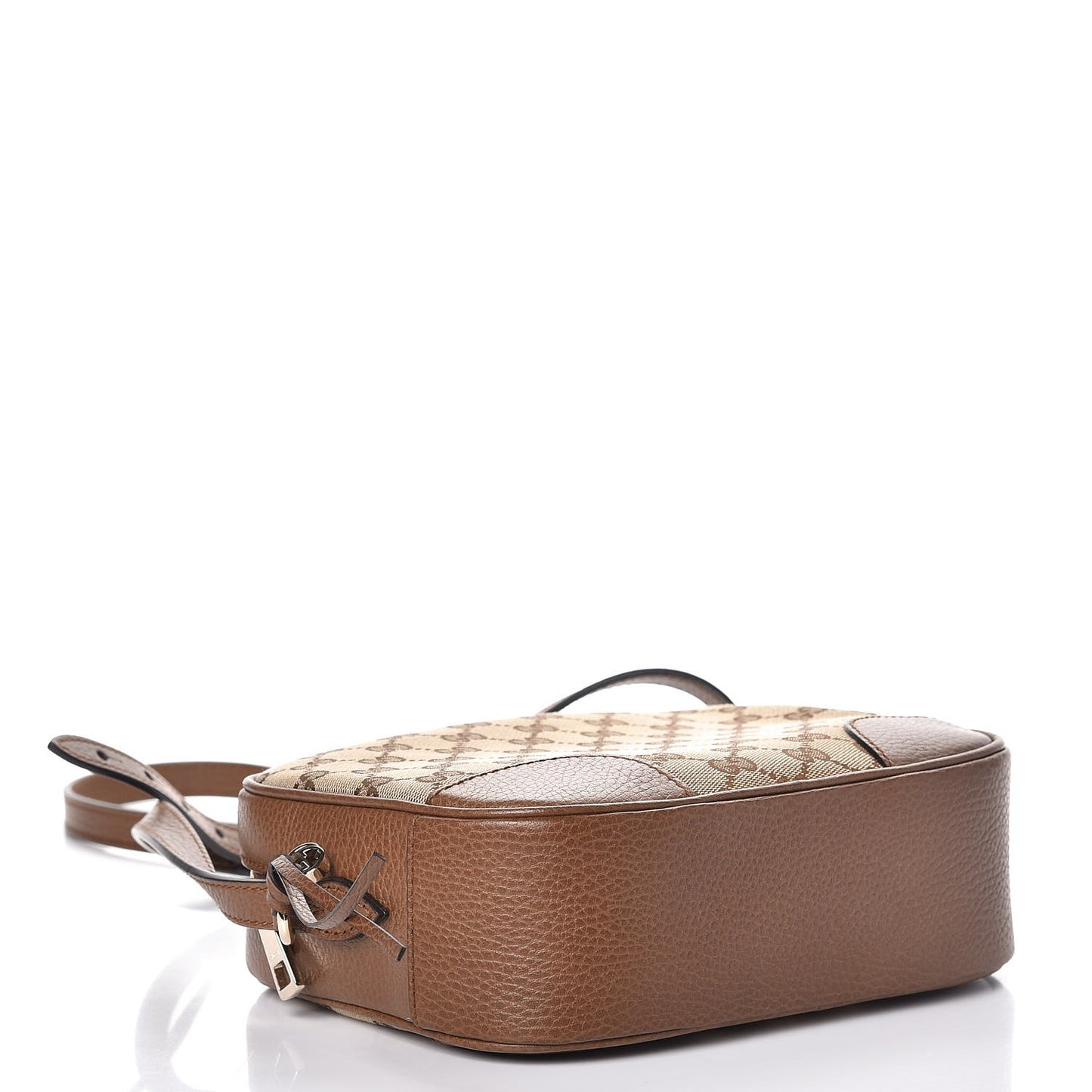 Monogram Mini Bree Messenger Bag Beige Tabacco