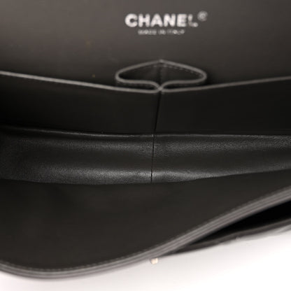 Chanel Lambskin Quilted Jumbo Double Flap Dark Grey 5 of 10