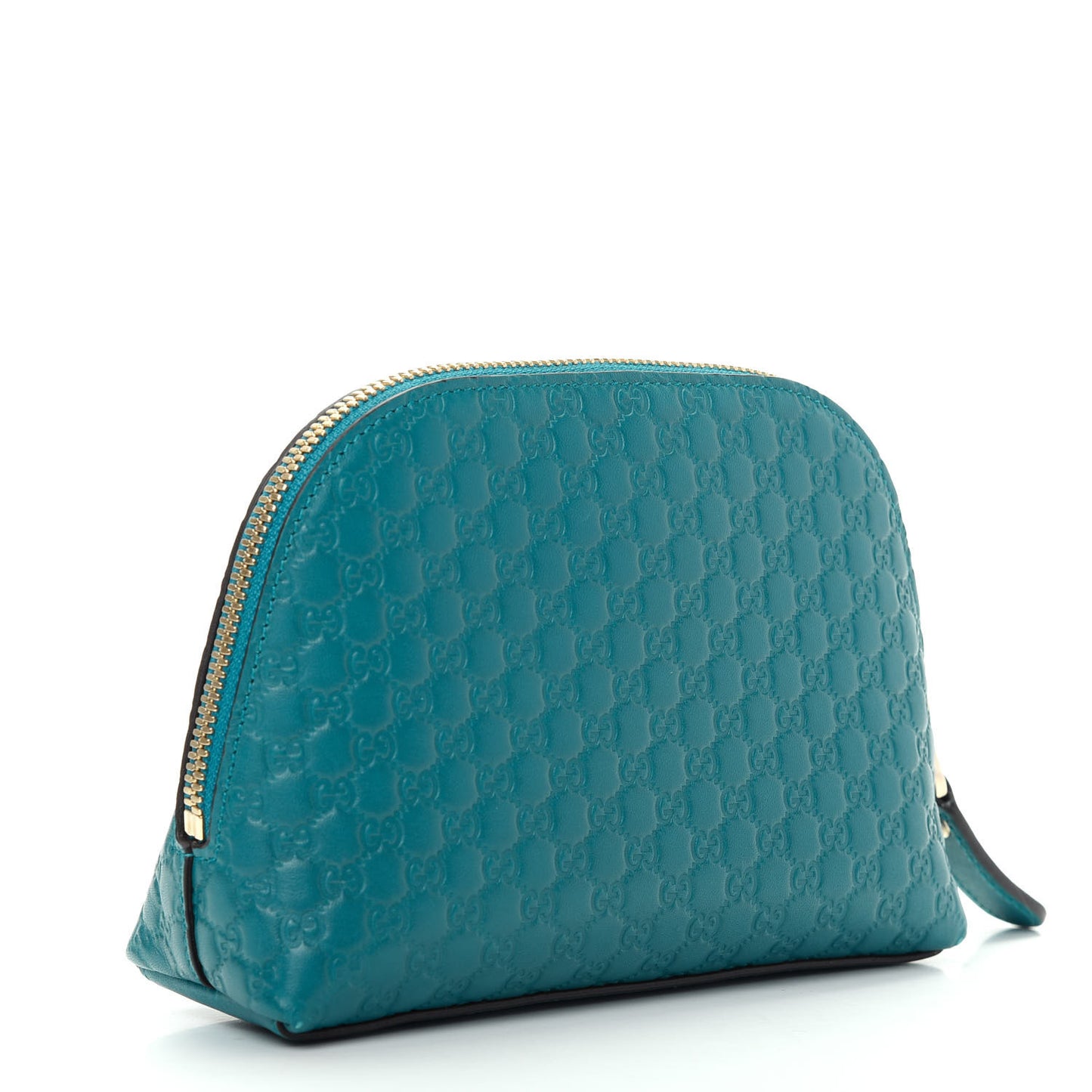 Microguccissima GG Cosmetic Case Deep Cobalt