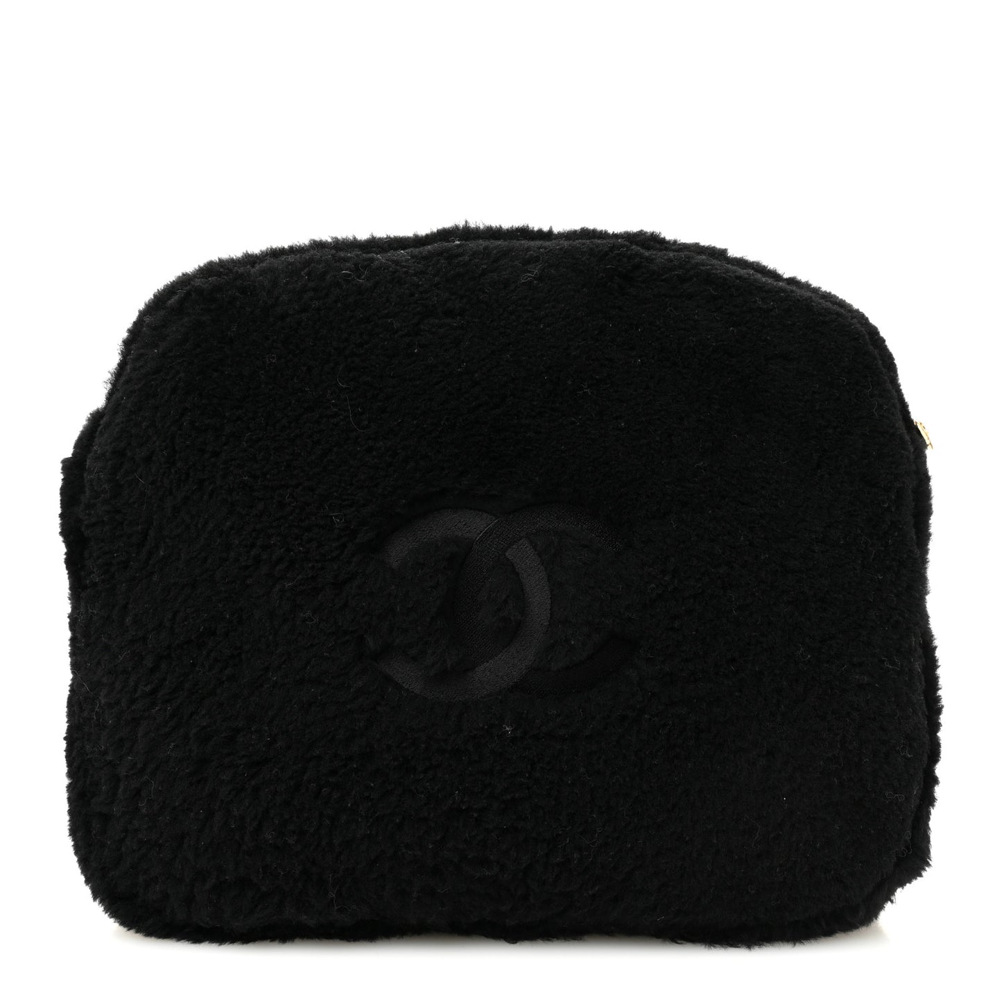 Shearling CC Flat Mules 35 Black