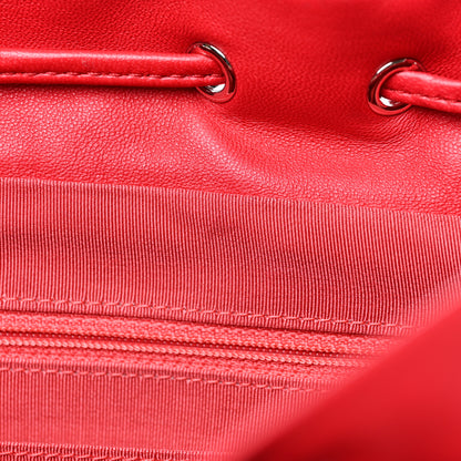 Chanel Lambskin Quilted Large Urban Spirit Backpack Red 8 of 9