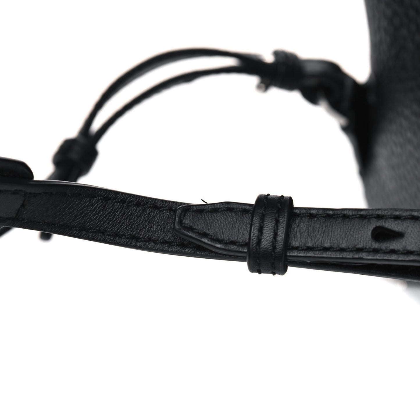 Pebbled Calfskin Mini Prisma Skeletal Backpack Black