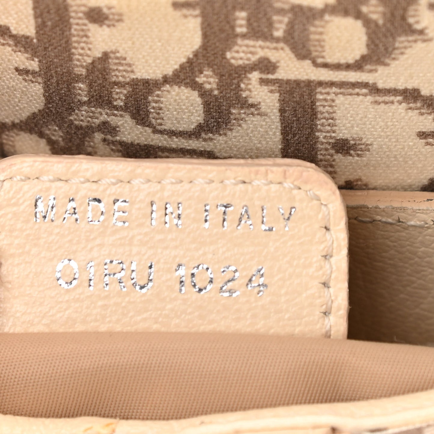 Monogram Vintage Flowers Saddle Bag Beige