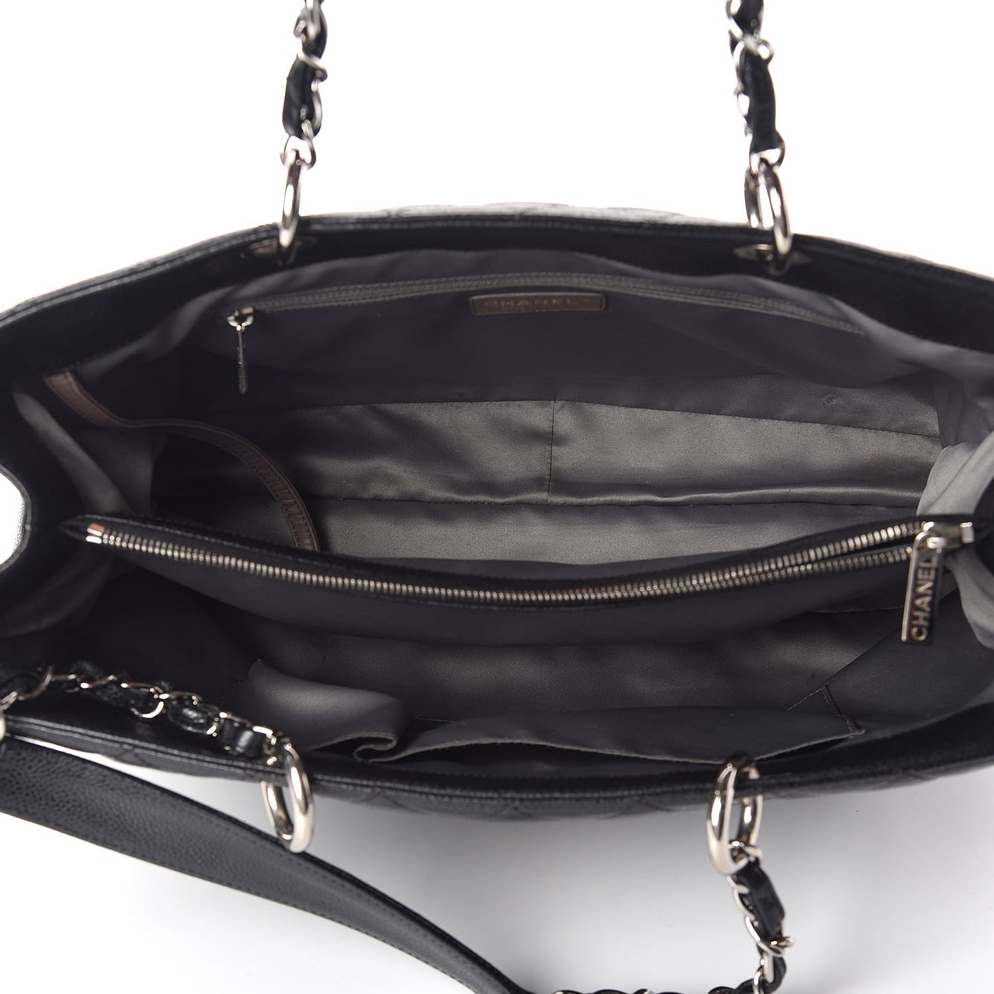 Caviar Quilted XL Grand Shopping Tote GST Black