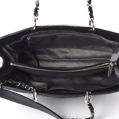 Chanel Caviar Quilted XL Grand Shopping Tote GST Black 7 of 17