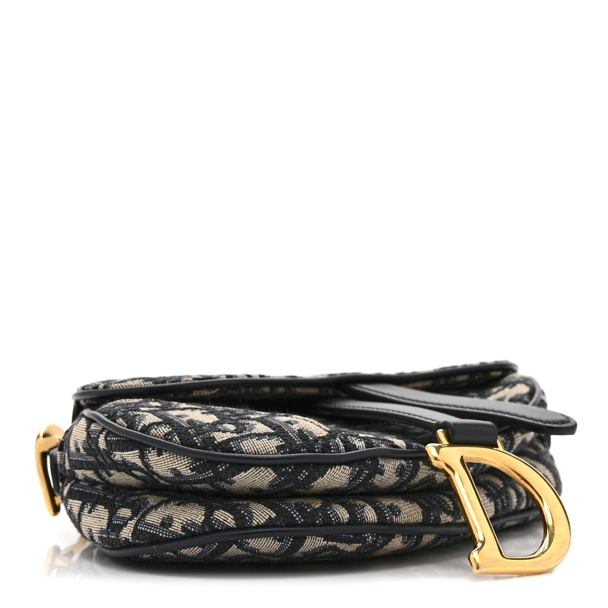 Oblique Mini Saddle Bag Blue