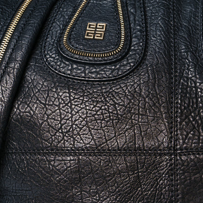Givenchy Pebbled Lambskin Zip Animation Medium Nightingale Black 8 of 10