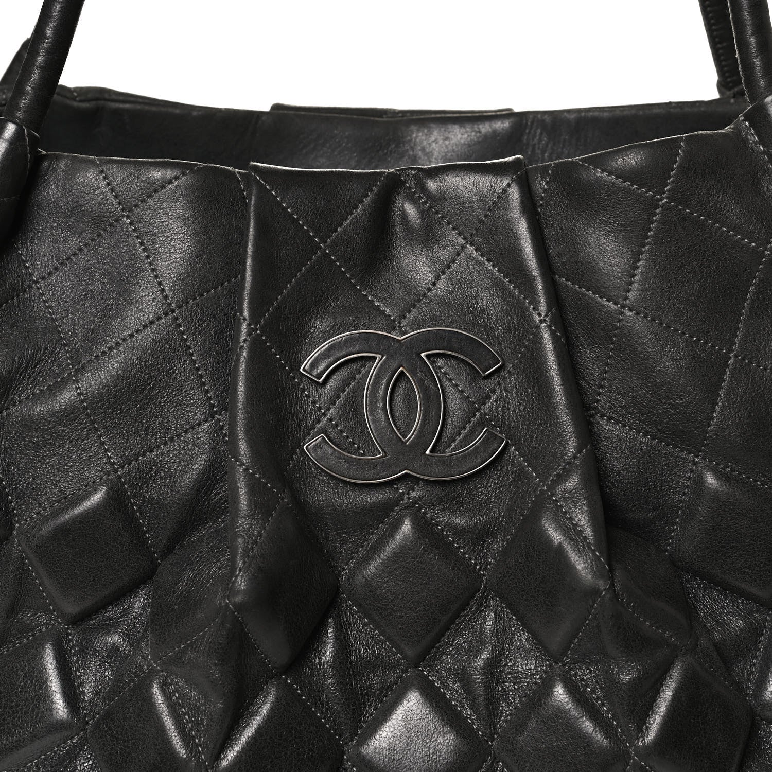 Chanel Calfskin Sloane Square Tote Black 6 of 9