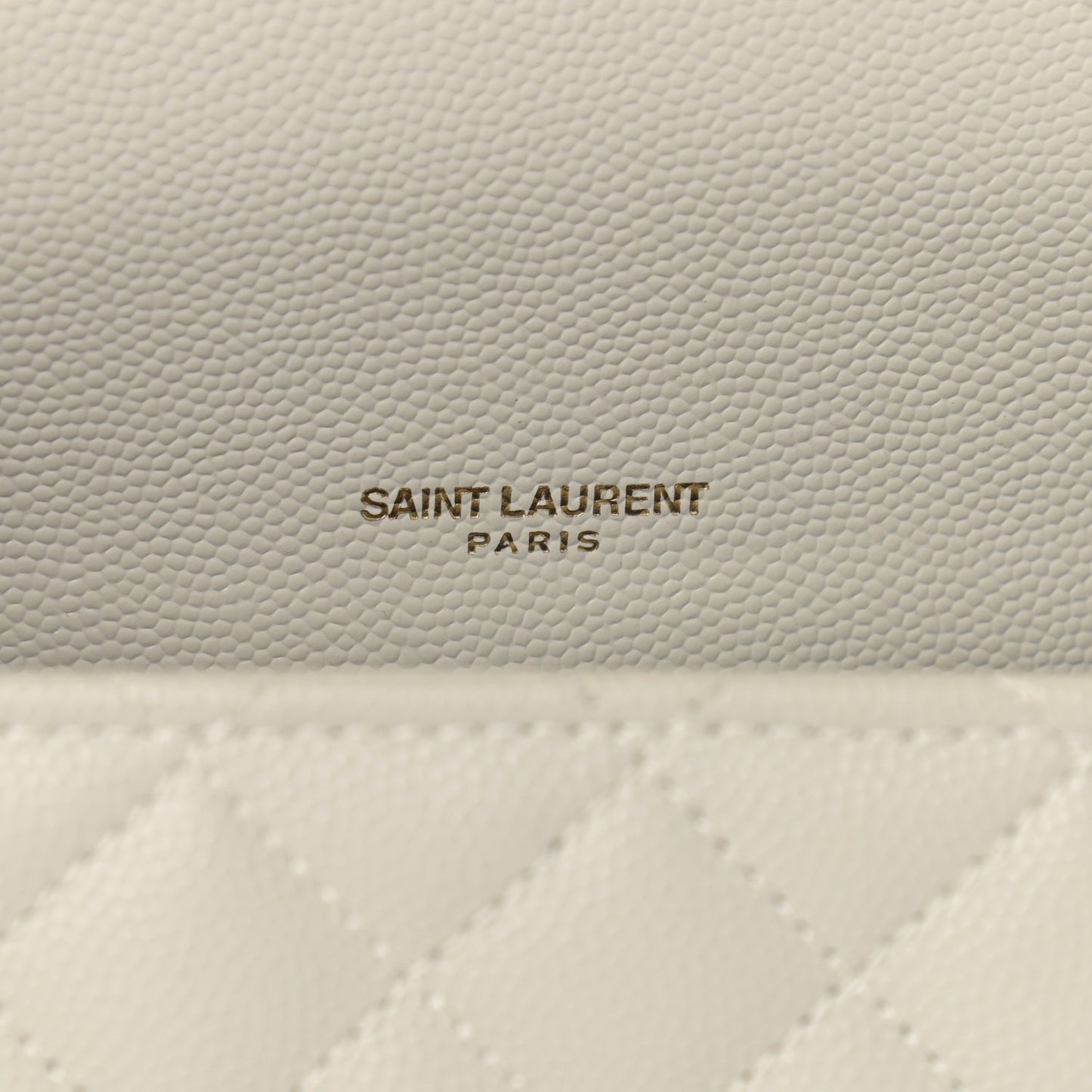 Grain De Poudre Textured Mixed Matelasse Triquilt Small Monogram Satchel Crema Soft