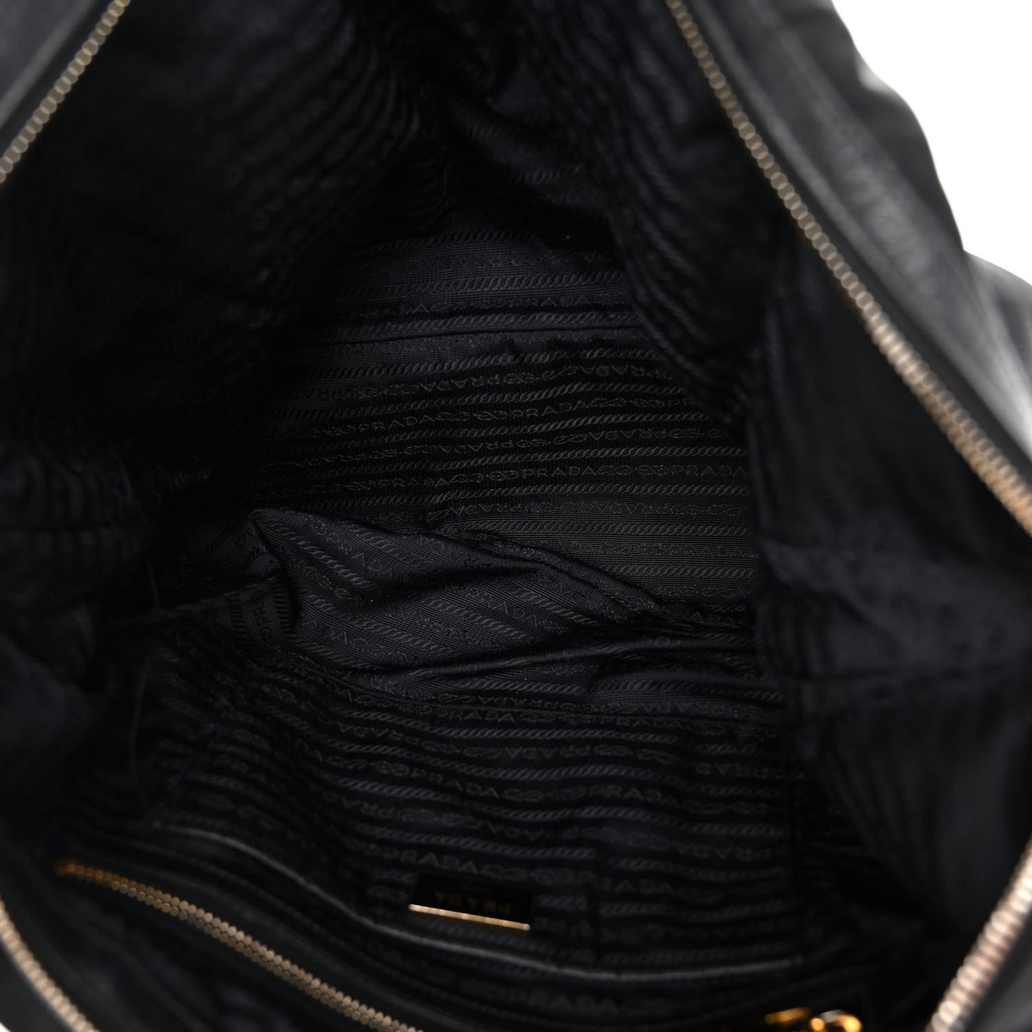 Tessuto Nylon Saffiano Tote Black