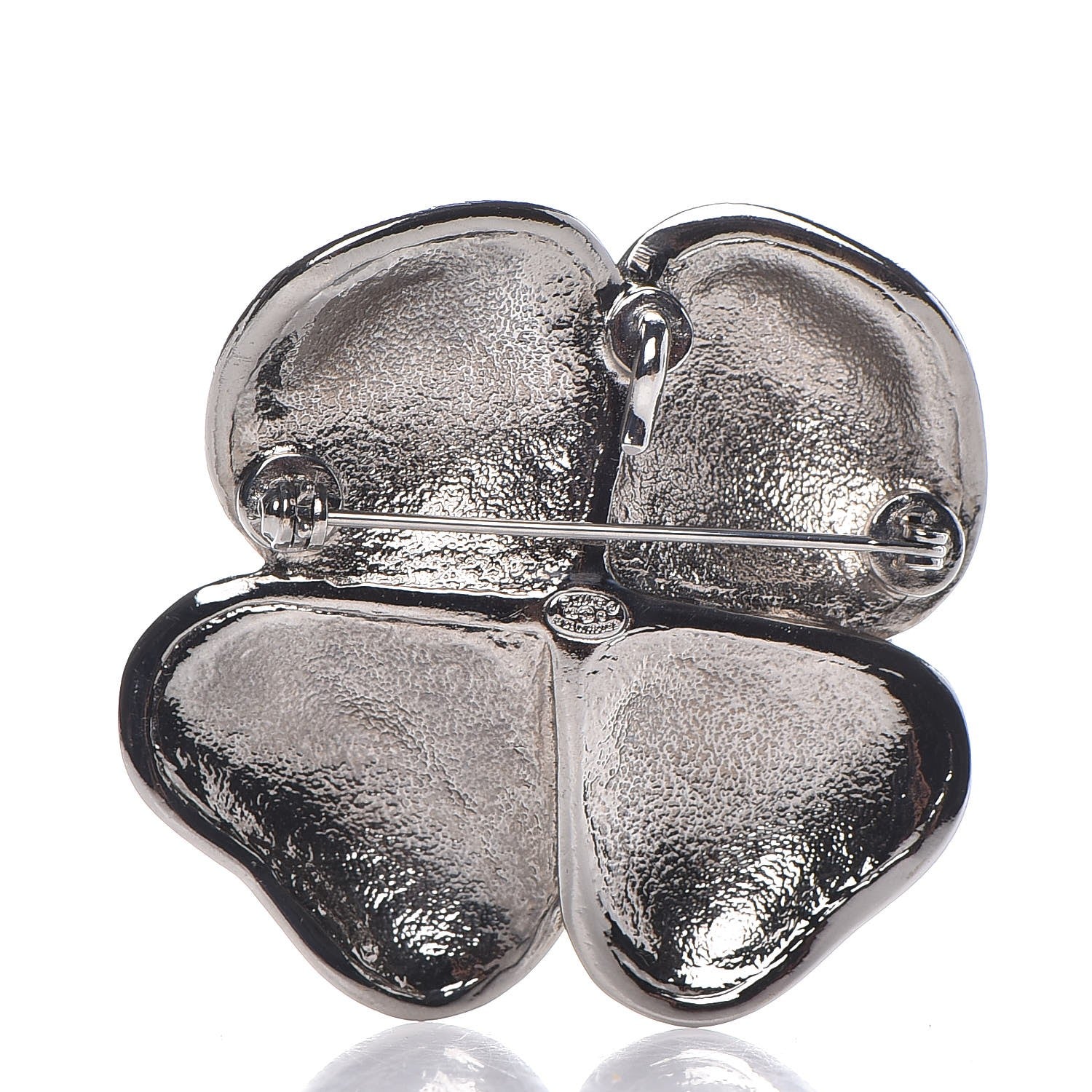 Chanel Enamel Camellia Brooch White 3 of 4