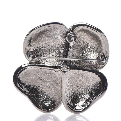 Chanel Enamel Camellia Brooch White 3 of 4