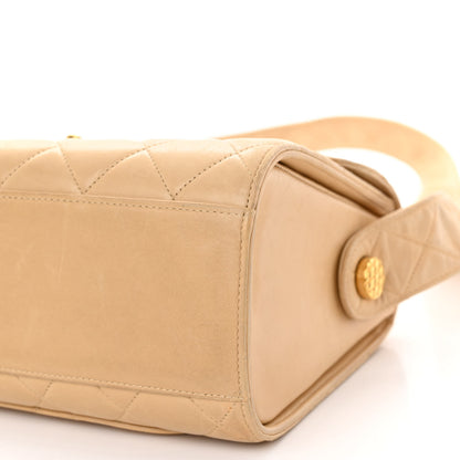 Chanel Lambskin Quilted Flap Shoulder Bag Beige 11 of 12