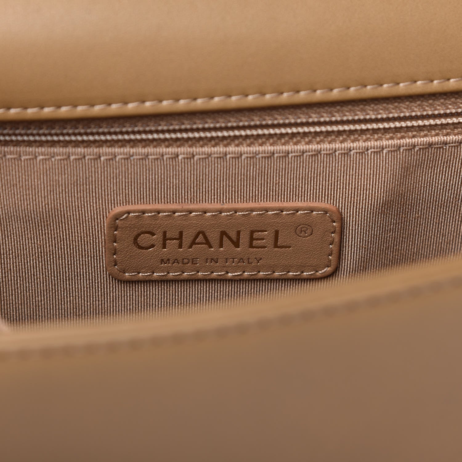 Chanel Lambskin Quilted New Medium Boy Flap Beige 8 of 11