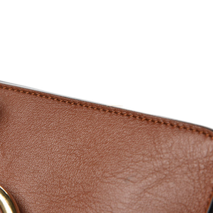 Chloe Suede Calfskin Mini Faye Bracelet Bag Tobacco 8 of 11