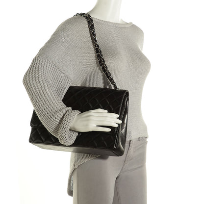 Chanel Lambskin Quilted Maxi Double Flap Black 2 of 8