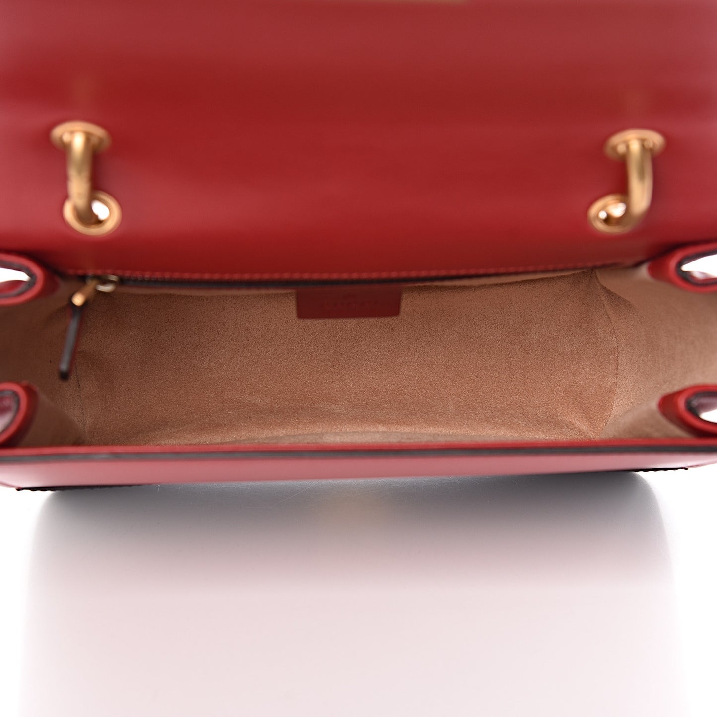 Calfskin Sylvie Web Queen Margaret Shoulder Bag Blue Agata Hibiscus Red Mystic White