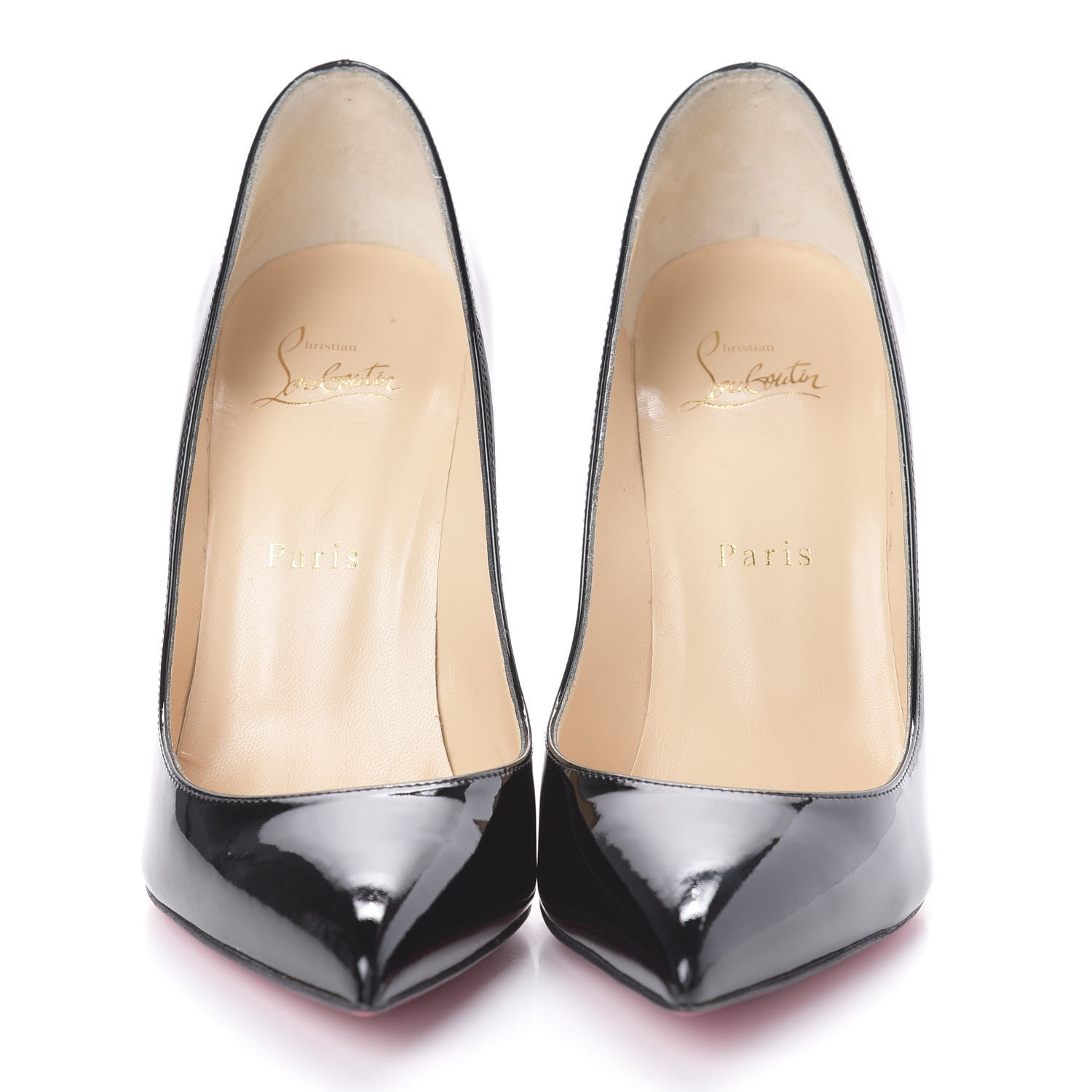 Christian Louboutin Patent Pigalle Follies 100 Pumps 38.5 Black 2 of 7