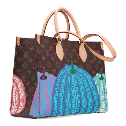 Louis Vuitton LV X YK Monogram Pumpkin Onthego MM Multicolor 3 of 9