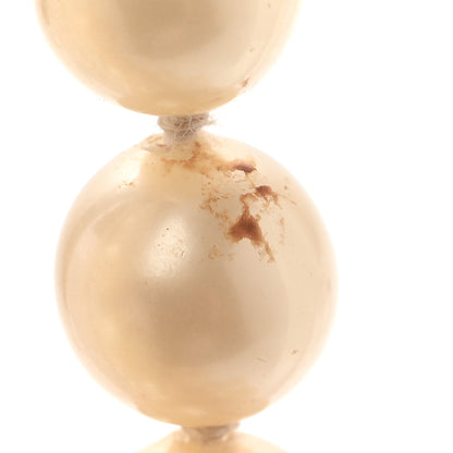 Chanel Pearl CC Long Necklace Gold White 7 of 7