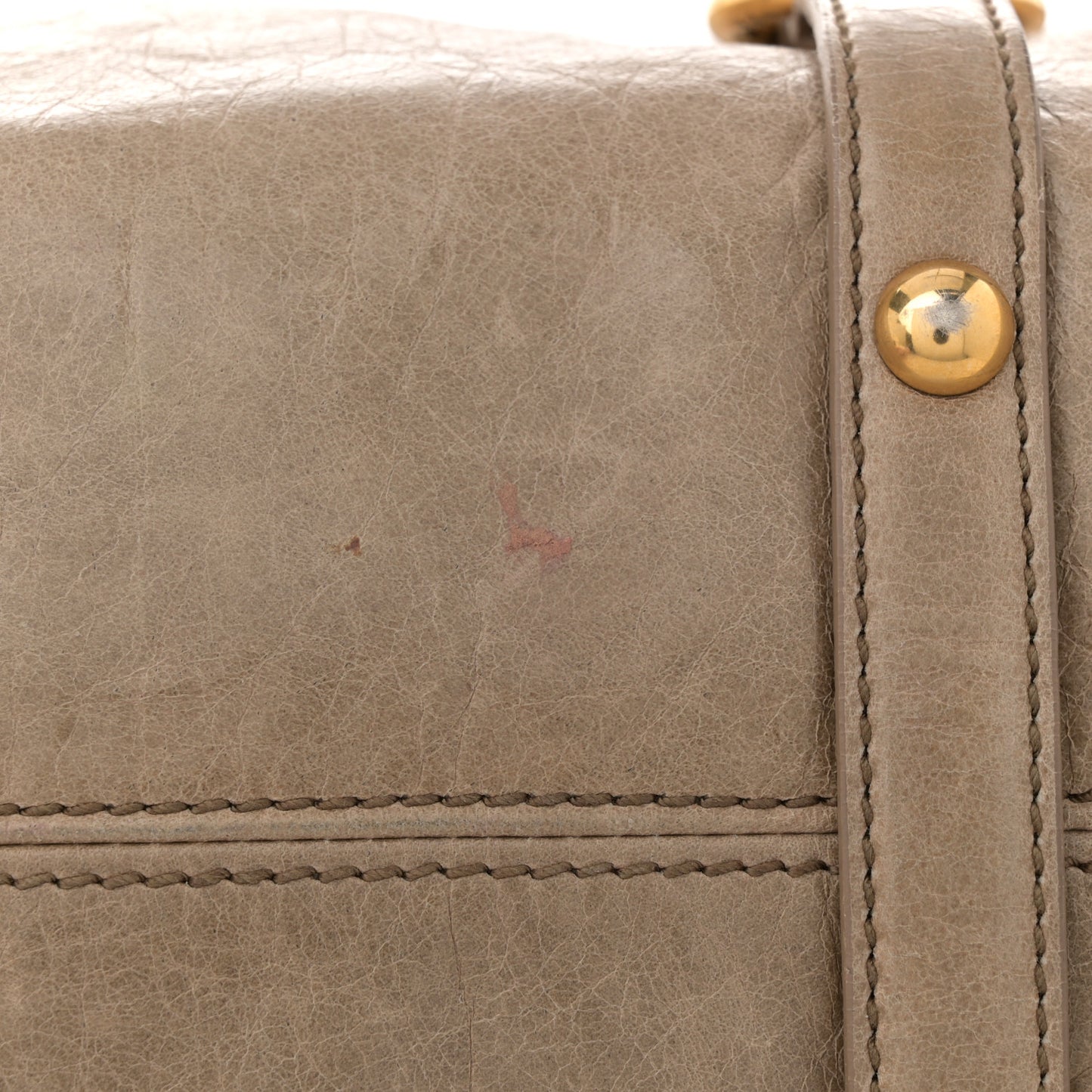 Vitello Lux Bow Bag Grey