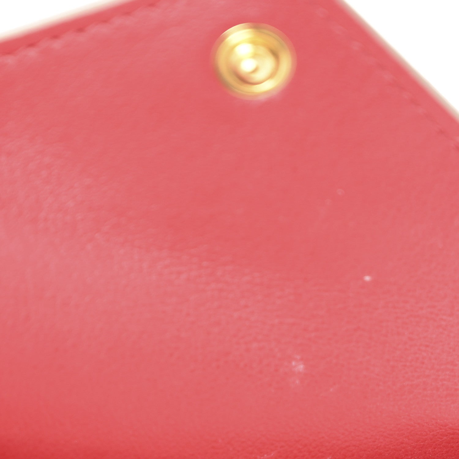 Prada Vitello Move Love Print Envelope Tri-Fold Wallet Cipria 9 of 11