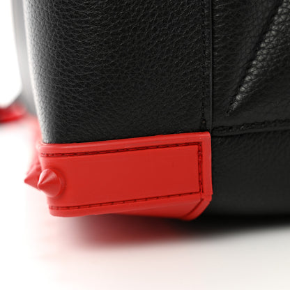 Christian Louboutin Calfskin Sneakender Studded Duffle Bag Black 10 of 11