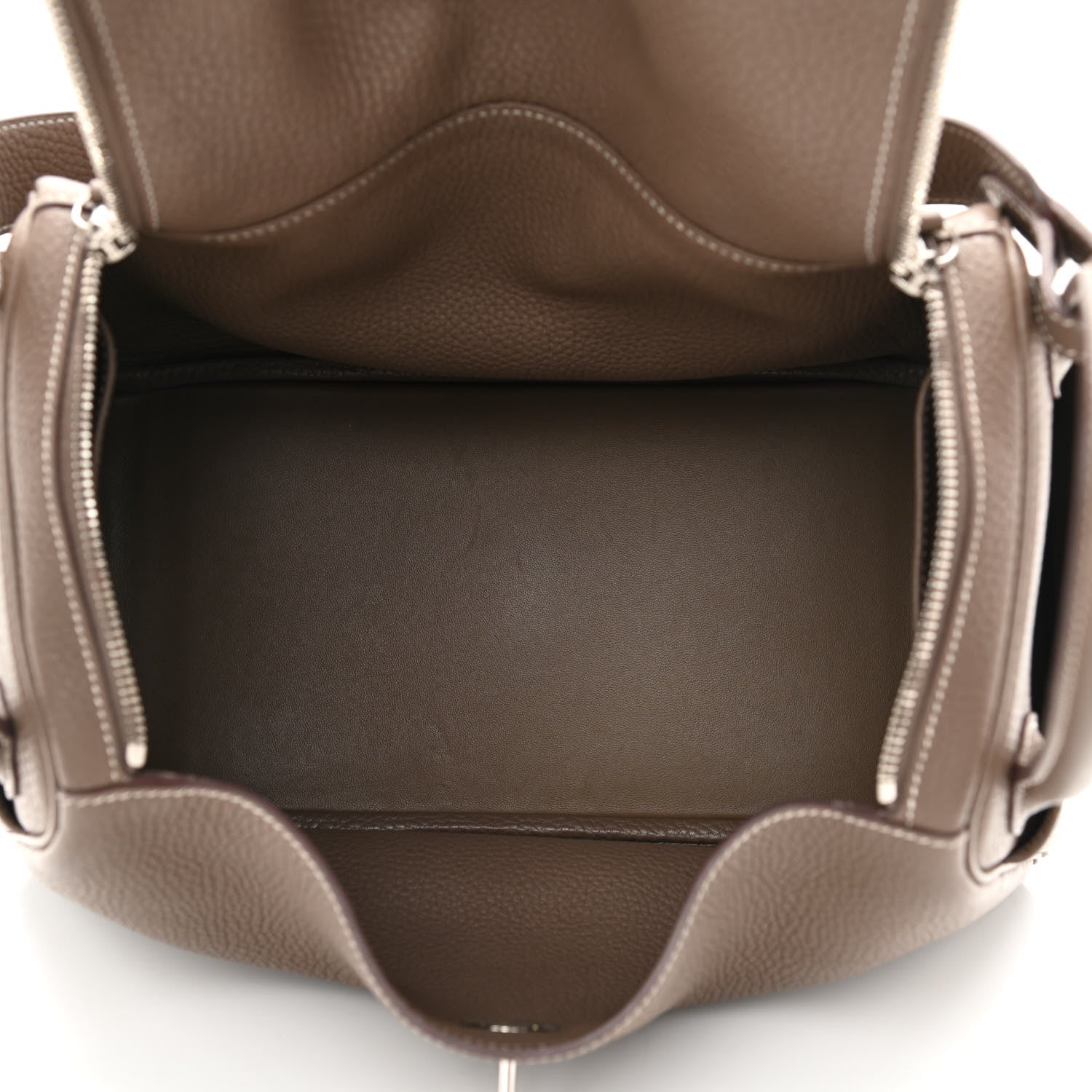 Hermes Taurillon Clemence Lindy 30 Etoupe 5 of 9