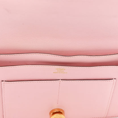 Hermes Swift Dogon Duo Wallet Rose Sakura 10 of 12