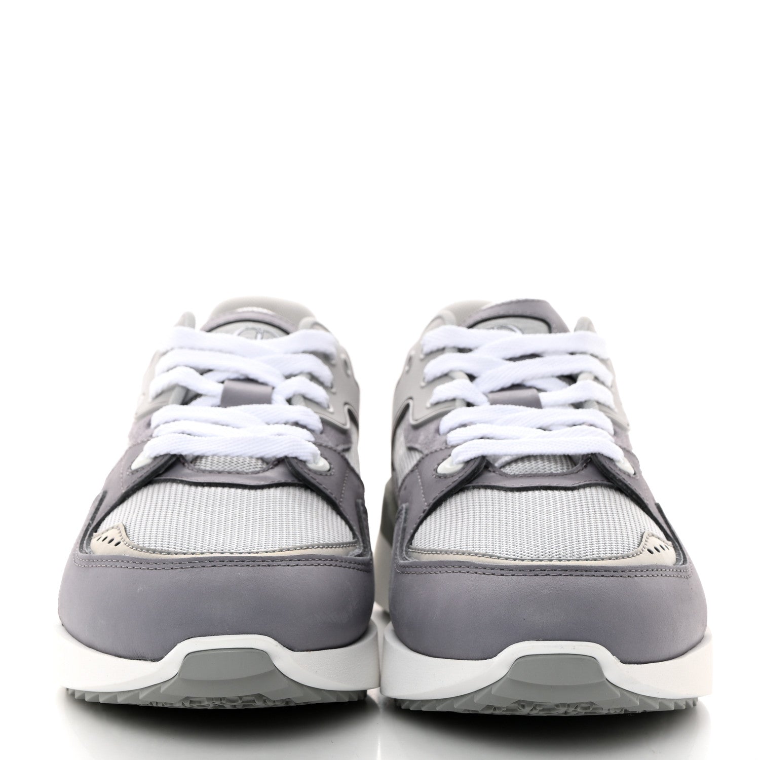 Christian Dior Technical Mesh Calfskin Mens B29 Sneakers 40 Grey 2 of 9