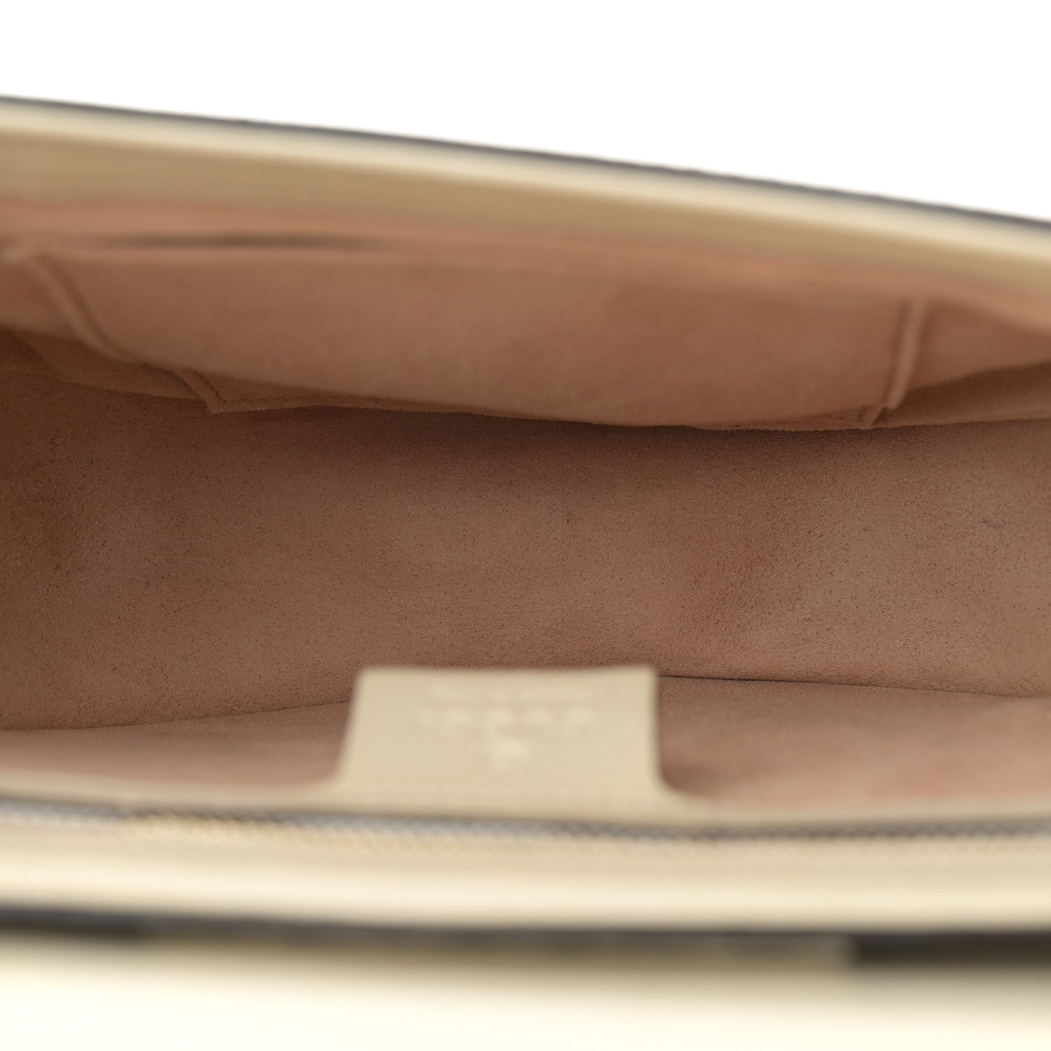 Gucci GG Supreme Monogram Calfskin Small Padlock Messenger Shoulder Bag Beige Mystic White Sun Oil 5 of 15