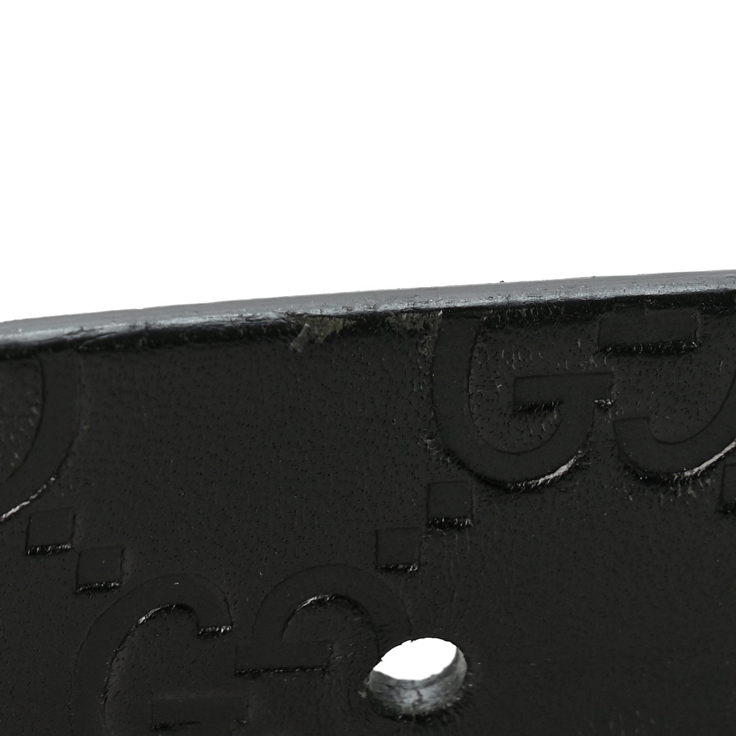 Guccissima Square G Belt 80 32 100 40 Black