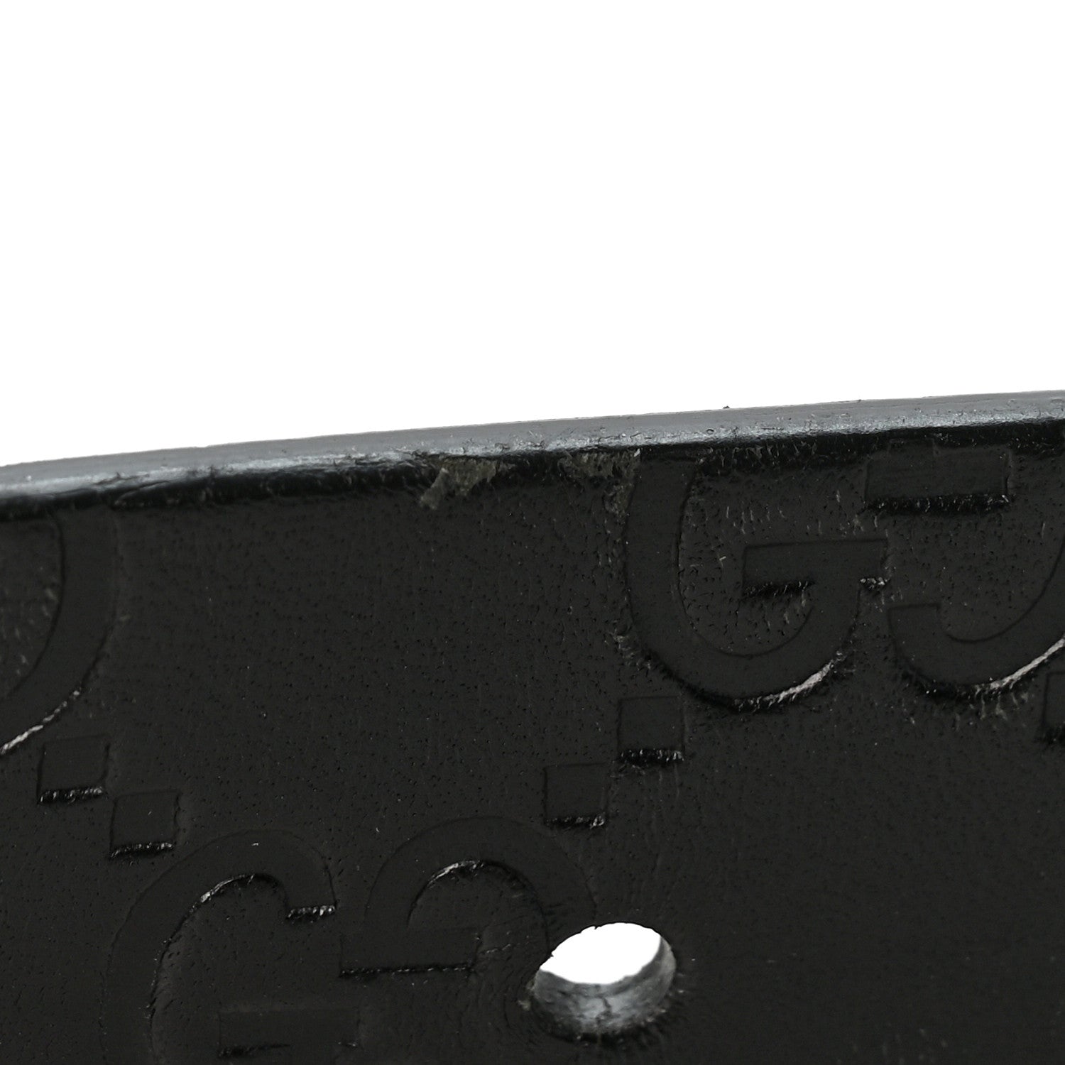 Gucci Guccissima Square G Belt 80 32 100 40 Black 7 of 8