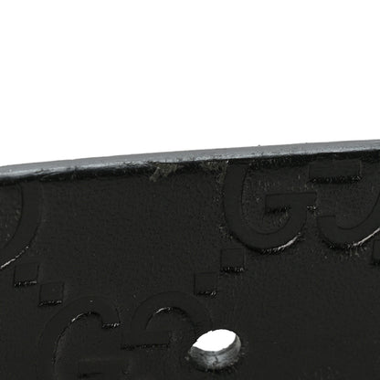 Gucci Guccissima Square G Belt 80 32 100 40 Black 7 of 8