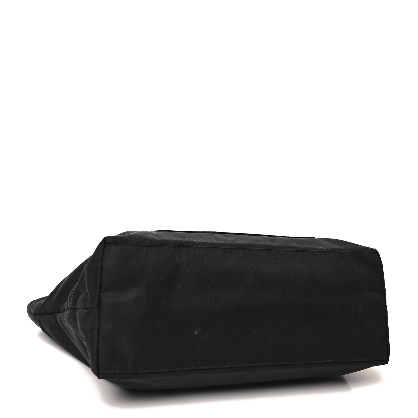 Tessuto Nylon Saffiano Pocket Tote Black