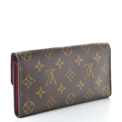 Louis Vuitton Monogram Emilie Wallet Fuchsia 3 of 10
